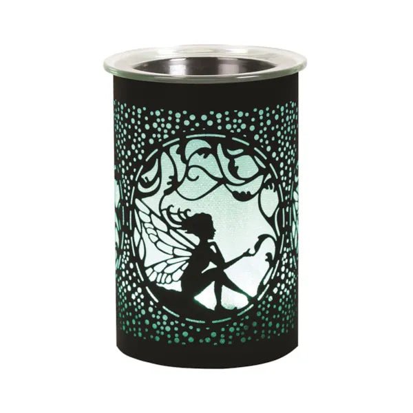 Fairy Wax Melt Burner with On/Off Switch – Black - Something Different Gift Shop
