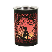 Fairy Wax Melt Burner with On/Off Switch – Black - Something Different Gift Shop