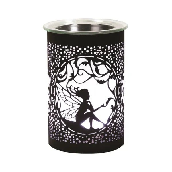 Fairy Wax Melt Burner with On/Off Switch – Black - Something Different Gift Shop