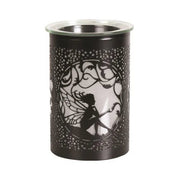 Fairy Wax Melt Burner with On/Off Switch – Black - Something Different Gift Shop