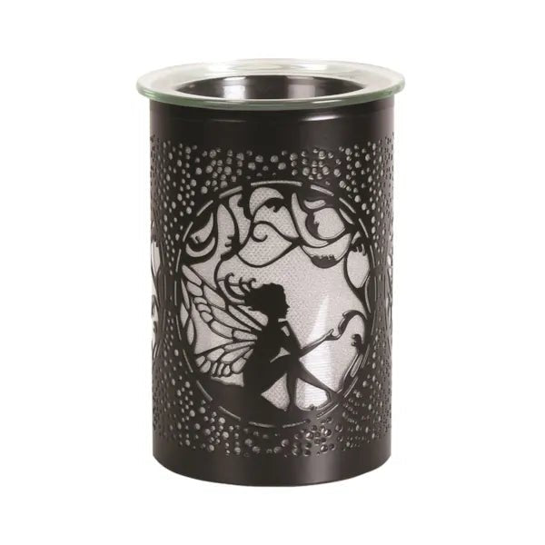 Fairy Wax Melt Burner with On/Off Switch – Black - Something Different Gift Shop