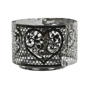 Filigree Heart Spinning Carousel Candle Shade – Silver - Something Different Gift Shop