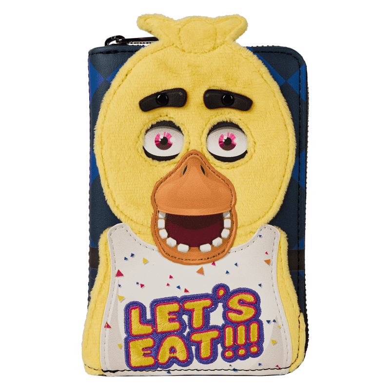 Five Nights at Freddy's Chica Plush Cosplay Zip Around Wallet - Something Different Gift Shop