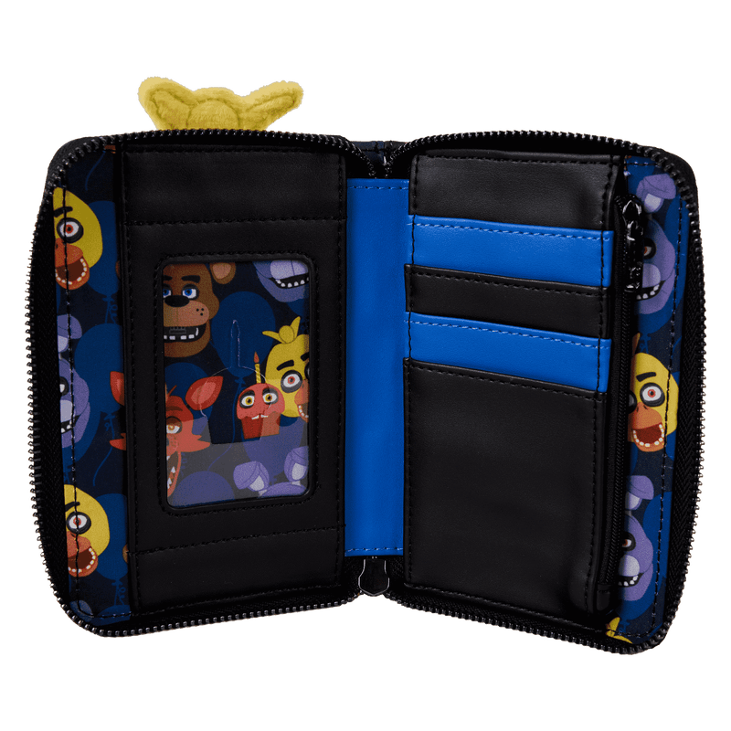 Five Nights at Freddy's Chica Plush Cosplay Zip Around Wallet - Something Different Gift Shop