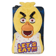 Five Nights at Freddy's Chica Plush Cosplay Zip Around Wallet - Something Different Gift Shop