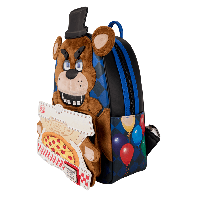 Five Nights at Freddy's Freddy Fazbear Plush Cosplay Lenticular Mini Backpack - Something Different Gift Shop