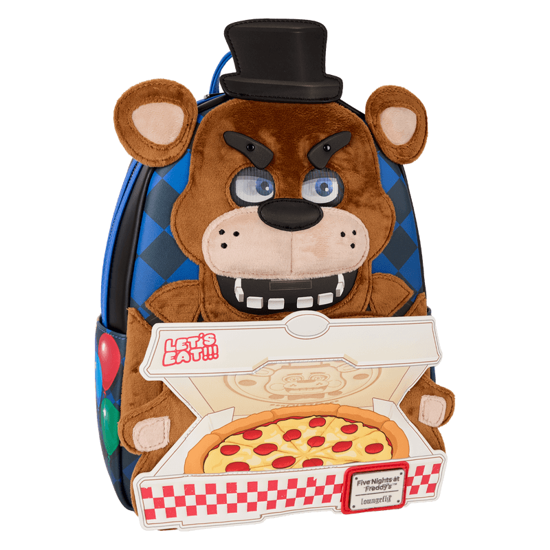 Five Nights at Freddy's Freddy Fazbear Plush Cosplay Lenticular Mini Backpack - Something Different Gift Shop