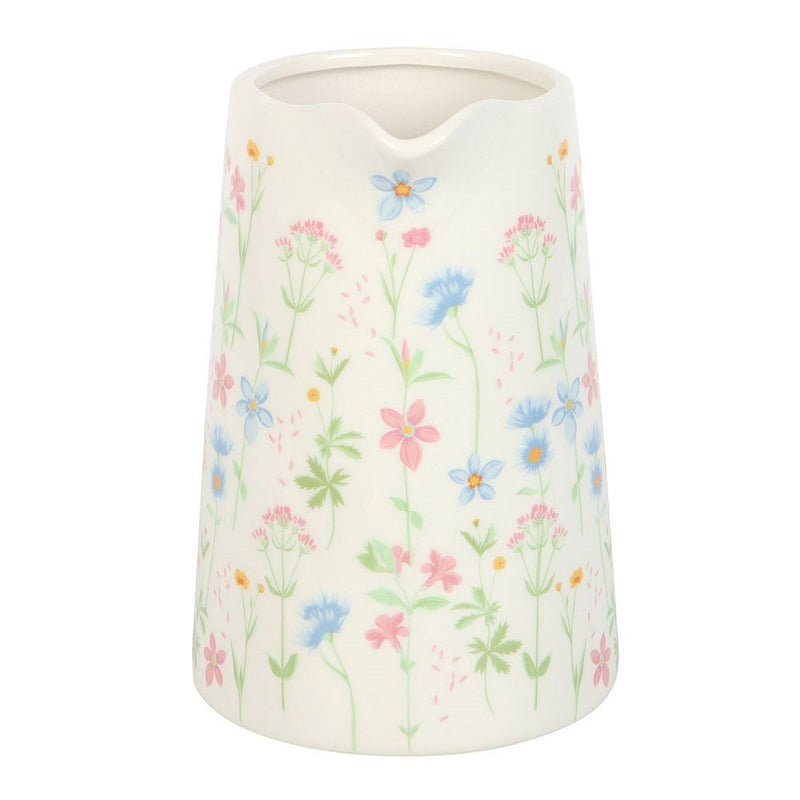 Floral Print Ceramic Flower Jug - Something Different Gift Shop
