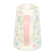 Floral Print Ceramic Flower Jug - Something Different Gift Shop
