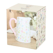 Floral Print Ceramic Flower Jug - Something Different Gift Shop