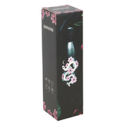 Floral Snake Print Metal Water Bottle - Something Different Gift Shop