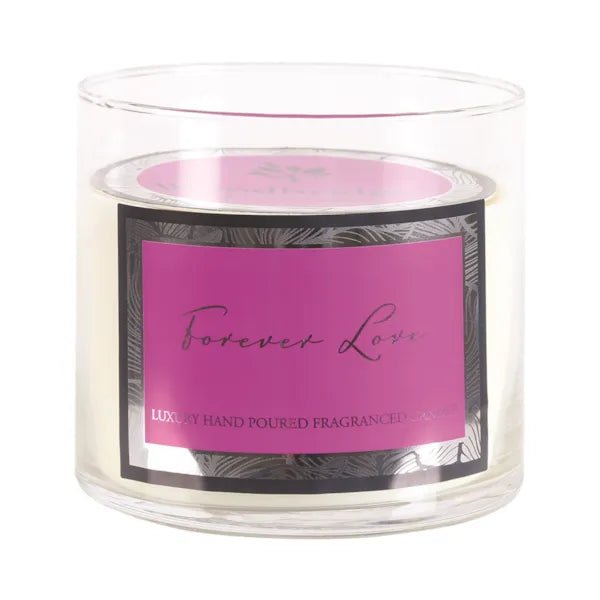 Forever Love Luxury Scented Candle – Rose, Violet & Musk - Something Different Gift Shop