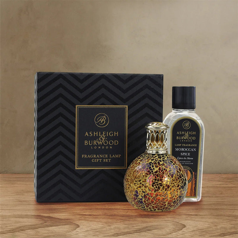 Fragrance Lamp Gift Set - Golden Sunset & Moroccan Spice - Something Different Gift Shop
