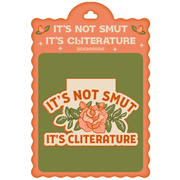 Fun Club It's Not Smut It's Cliterature magnetic bookmark in packaging