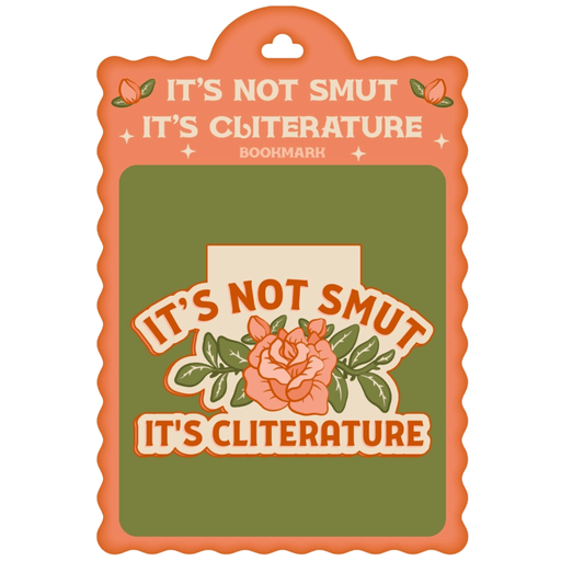 Fun Club It's Not Smut It's Cliterature magnetic bookmark in packaging