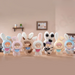 Photo of the full Delicious Bunny zZoton collection posed in a cosy room	