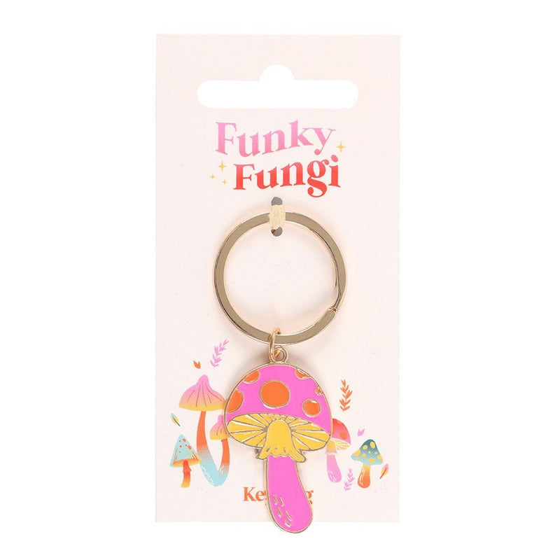 Funky Fungi Mushroom Keyring - Something Different Gift Shop