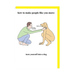 Funny friendship greeting card by Ohh Deer featuring a Chris Simpson illustration with the text how to make people like you more turn yourself into a dog