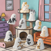 Full Ghody Behold My Cat mini blind box collection with ghost and cat figures