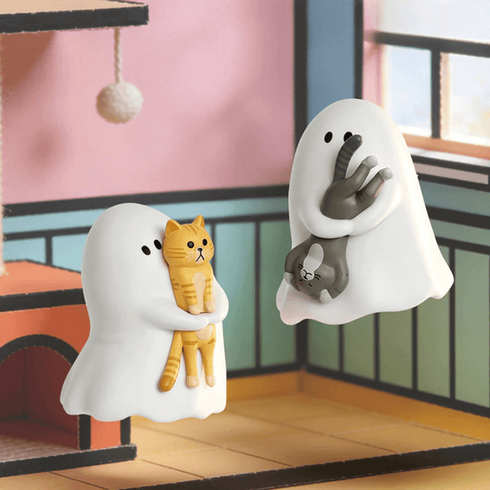 Ghody Behold My Cat Here Come My Dainty Cutie and Tabby Cat mini blind box figures