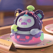 “Danger Donut” figure—purple-iced ghost bear with zombie swirl eyes and green ooze.
