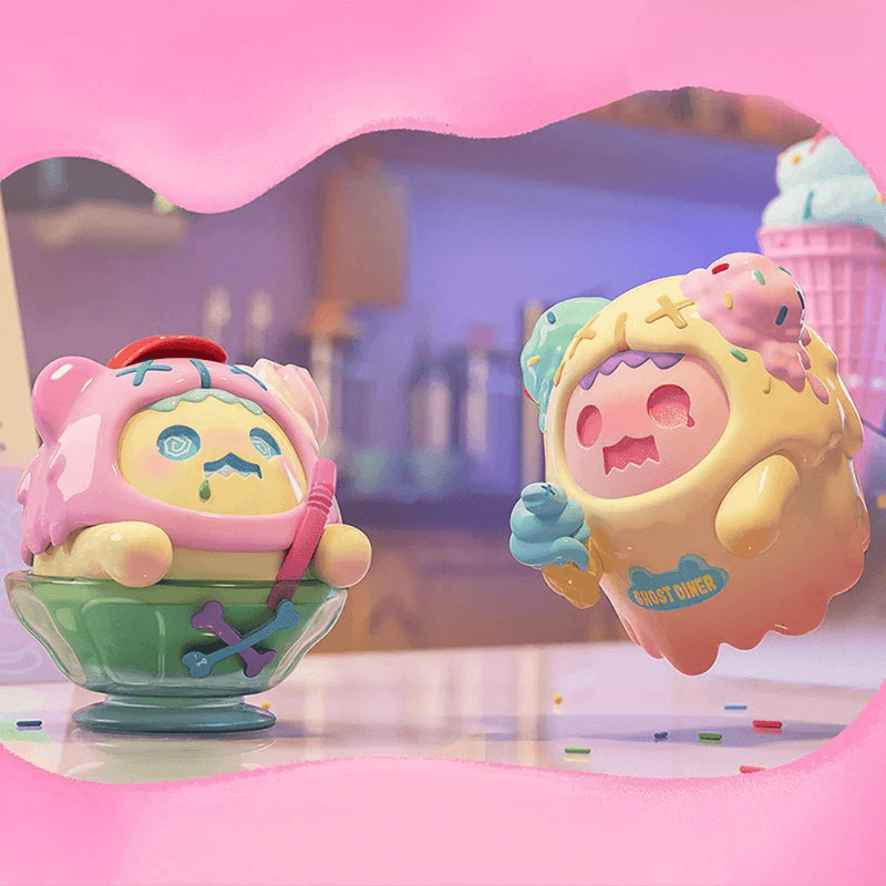 “Ice-Cream Duo”—bears styled as sundae bowl and dripping soft-serve, pastel sprinkles.
