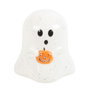 Ghost Shaped Ceramic Tealight Holder - Something Different Gift Shop