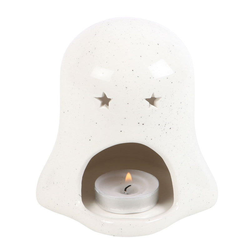 Ghost Shaped Ceramic Tealight Holder - Something Different Gift Shop