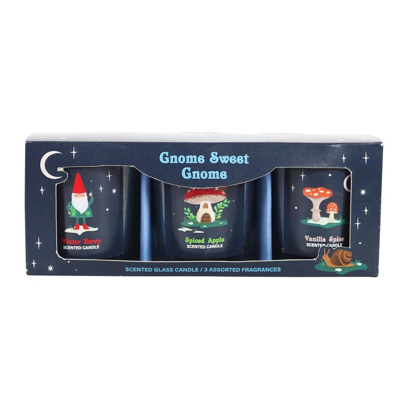 Gnome Sweet Gnome Candle Trio - Something Different Gift Shop