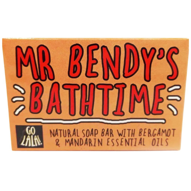 Go La La Mr Bendy's Bathtime Soap Bar 95g - Something Different Gift Shop