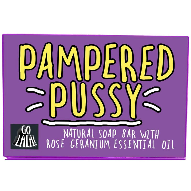 Go La La Pampered Pussy Soap Bar 95g - Something Different Gift Shop