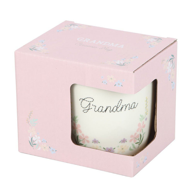 Grandma Pastel Floral Mug - Something Different Gift Shop