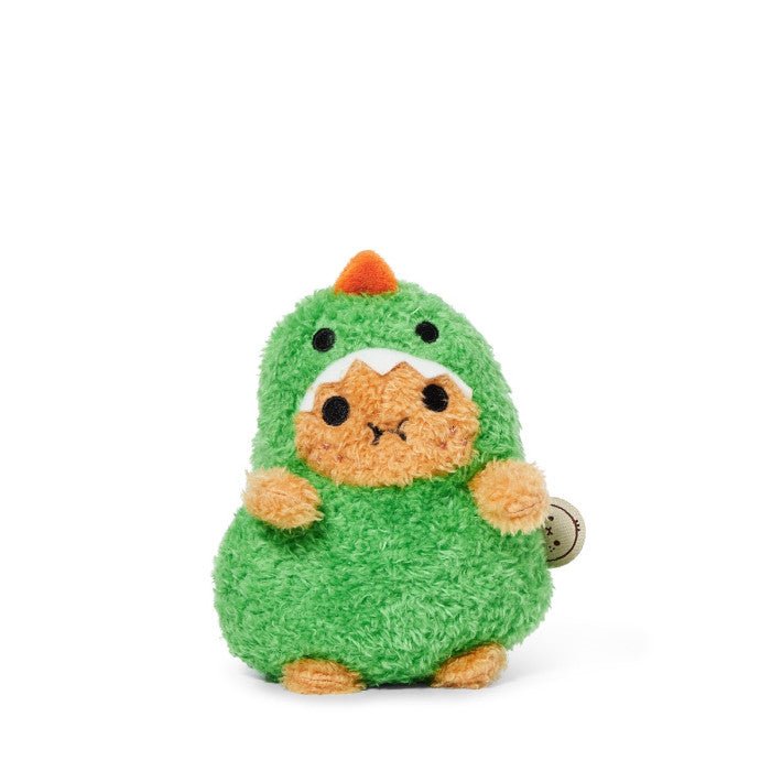 Green Dino Ricespud Mini Sitting Plush Toy - Something Different Gift Shop