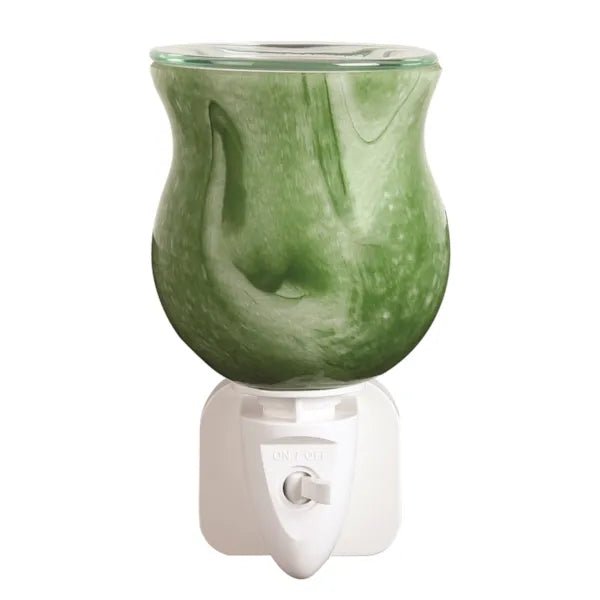 Green Swirl Plug - In Wax Melt Burner - Something Different Gift Shop