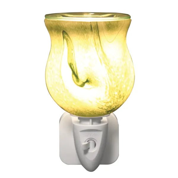 Green Swirl Plug - In Wax Melt Burner - Something Different Gift Shop