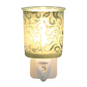 Green Swirl Plug - In Wax Melt Burner - Something Different Gift Shop