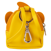 Back view of the Loungefly Gus mystery mini backpack keychain charm