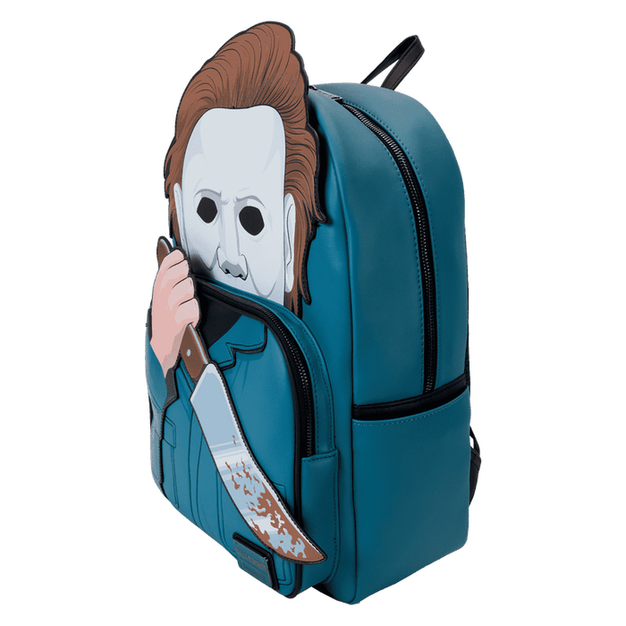 Halloween Michael Myers Cosplay Glow Full - Size Backpack - Something Different Gift Shop