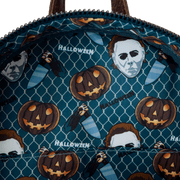 Halloween Michael Myers Pumpkin Glow Mini Backpack With Coin Bag - Something Different Gift Shop