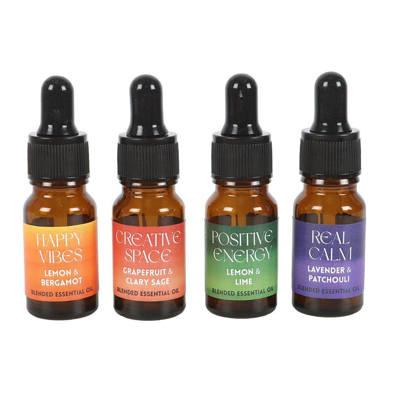 Happy Essential Oils Gift Set – 4 Uplifting Blends - Something Different Gift Shop