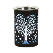Heart Tree LED Wax Melt Burner – Black - Something Different Gift Shop