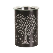 Heart Tree LED Wax Melt Burner – Black - Something Different Gift Shop