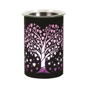 Heart Tree LED Wax Melt Burner – Black - Something Different Gift Shop