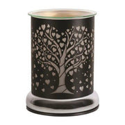 Heart Tree Touch Wax Melt Burner – Black - Something Different Gift Shop