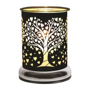 Heart Tree Touch Wax Melt Burner – Black - Something Different Gift Shop