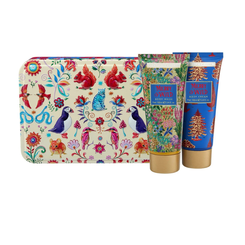 Heathcote & Ivory Merry and Wild Wildlife Story Tin Gift Set - Something Different Gift Shop