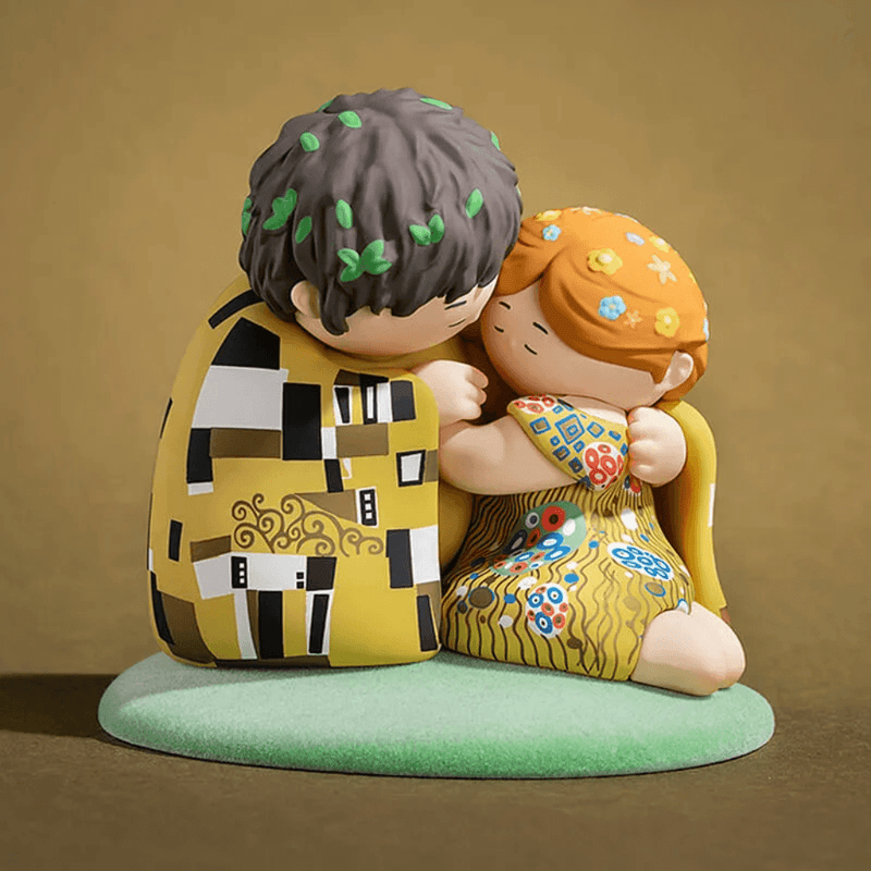 Hello The Great Artists hidden The Kiss blind box figure