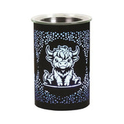 Highland Cow LED Wax Melt Burner – Black - Something Different Gift Shop