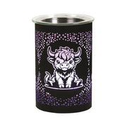 Highland Cow LED Wax Melt Burner – Black - Something Different Gift Shop
