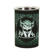 Highland Cow LED Wax Melt Burner – Black - Something Different Gift Shop